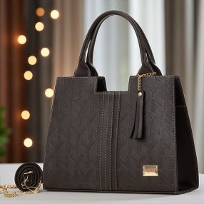 Bolsa Café con textura y asa desmontable