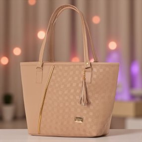 Bolsa Tote Grande Mujer Modelo Alma con Textura y Cierre | 48x32x13 c