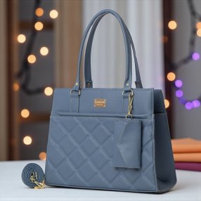 Bolsa Mujer Modelo Dubhé con Monedero y Diseño Capitón | 35x27x11 cm