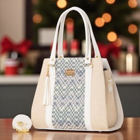 Bolsa Elif con cierre principal y asa desmontable – Azul, Negro o Arr