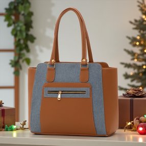 Bolsa Carola con cierre y diseño moderno – Disponible en negro y mezc