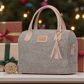 Bolsa Adriana con cierre principal y asa desmontable – Colores negro,