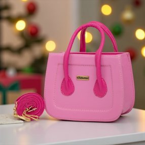 Crossbody Coty con cierre y asa desmontable – Blanco, Rosa o Negro