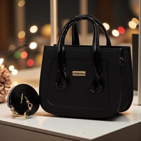 Crossbody Coty con cierre y asa desmontable – Blanco, Rosa o Negro