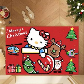 Pqte. 3 Tapetes Navideños 60x40 cm Antiderrapante (Diseños surtidos)