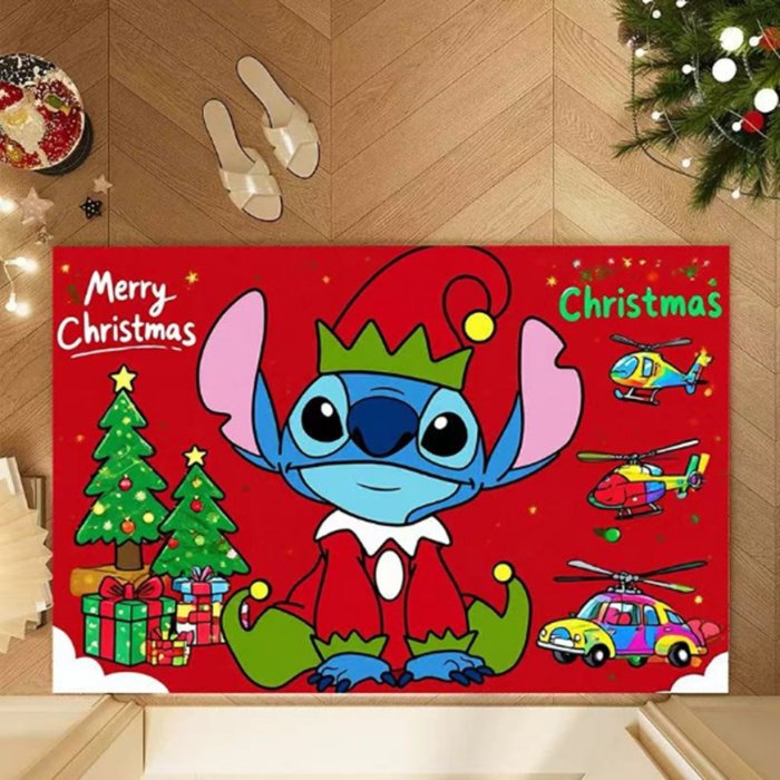 Pqte. 3 Tapetes Navideños 60x40 cm Antiderrapante (Diseños surtidos)