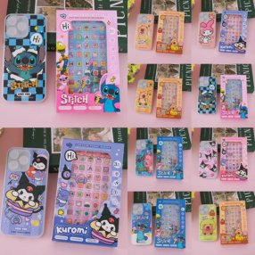 Teléfono de Aprendizaje Luz Música con Carga Usb 16x8 cm Stitch