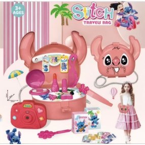 Set Stitch Accesorios Viaje Naranja