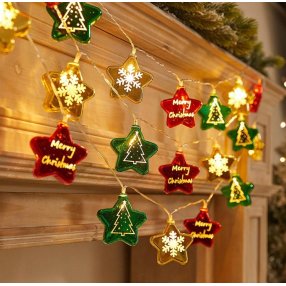 SERIE DE ESTRELLA  LED USB 2 METROS