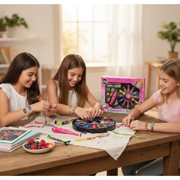 Set para hacer pulseras Beautiful Style 💎 Jewelry Vogue. Caja 43×33×4