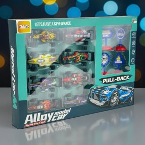 Set de Carritos Pull-Back Alloy Model Car – 8 piezas