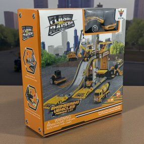 Set Flash Racers – Engineering Vehicles Parking Lot