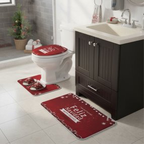 Juego de baño navideño