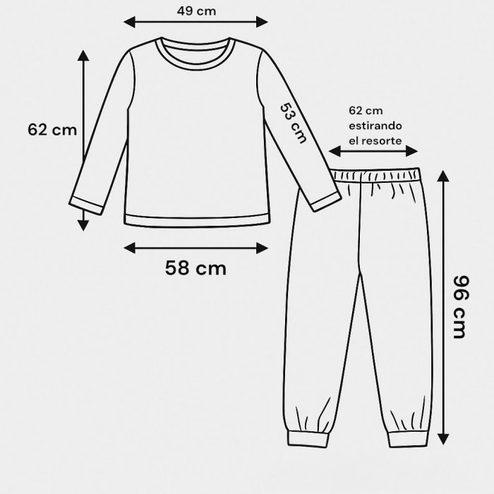 Pijama Christmas Dama Unitalla Christmas Grinch Gris