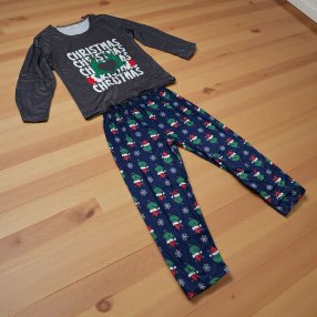 Pijama Christmas Dama Unitalla Christmas Grinch Gris