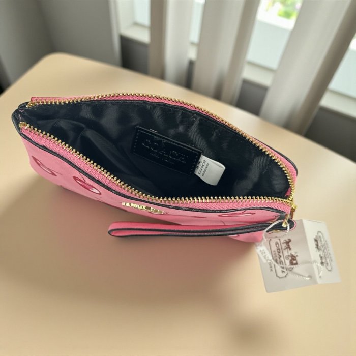 Monedero tipo Coach con caja – Empaque de regalo elegante