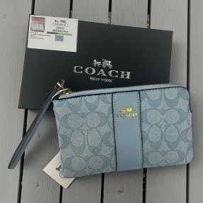 Monedero tipo Coach con caja – Empaque de regalo elegante