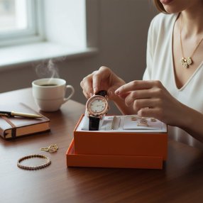 Set de Reloj y Joyería para Dama | Regalo Elegante en Caja Premium