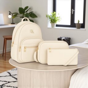 Mochila Combo Casual KR Blanco