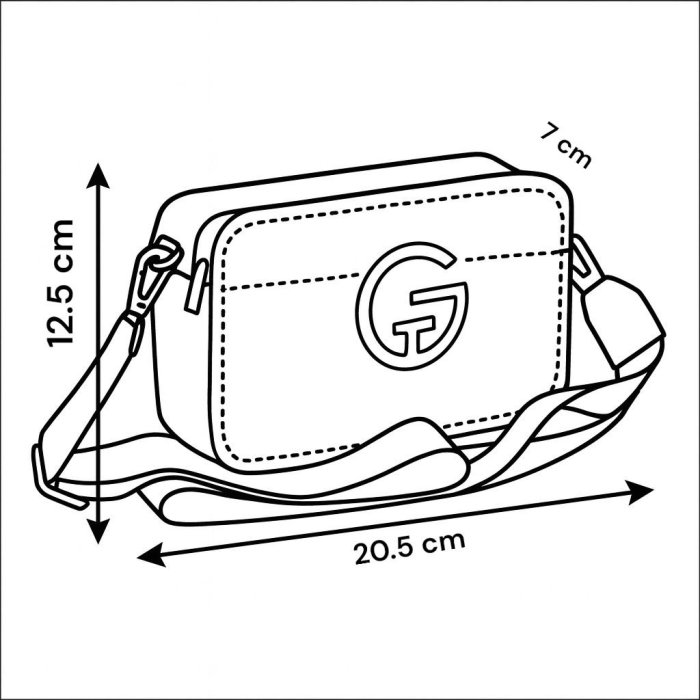 Crossbody 2 Cierres Chic Grenobil