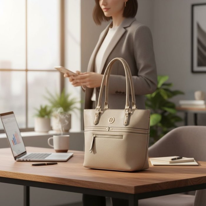 Bolsa Tote para Mujer GRENOBIL | Amplia, Elegante y Reforzada 31×32×12