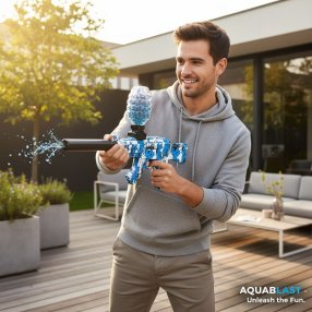 Metralleta De Gel Azul