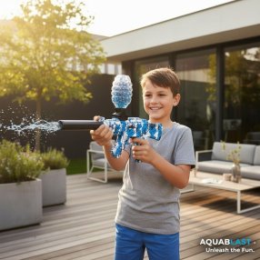 Metralleta De Gel Azul