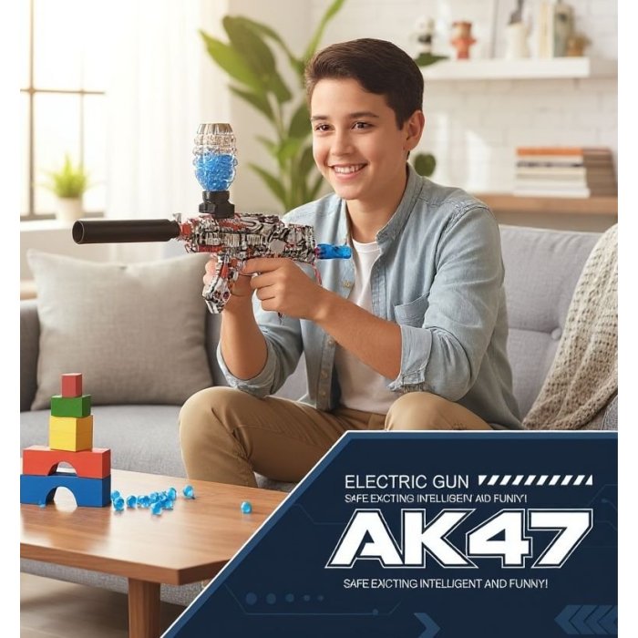 Metralleta De Gel Rojo