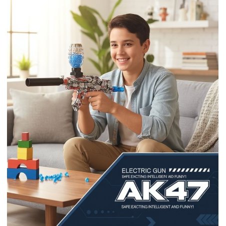 Metralleta De Gel Rojo