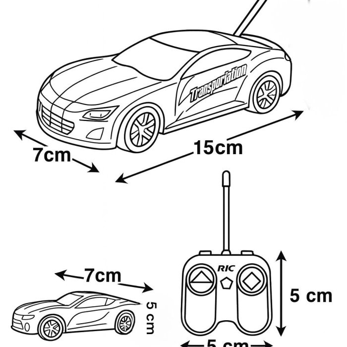 Carro Rally Radio Control (Color Surtido)