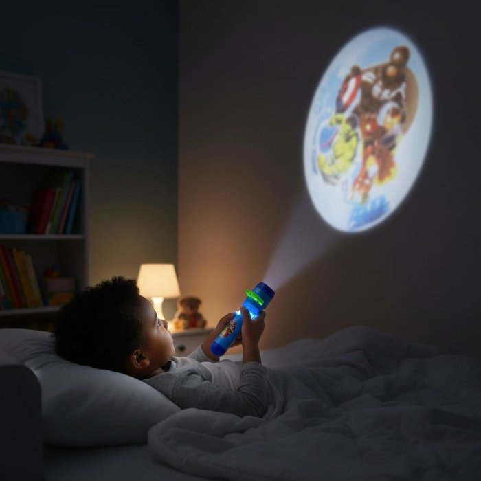 Set Proyector Avengers + Reloj Digital Infantil | 24 Imágenes | Juguet