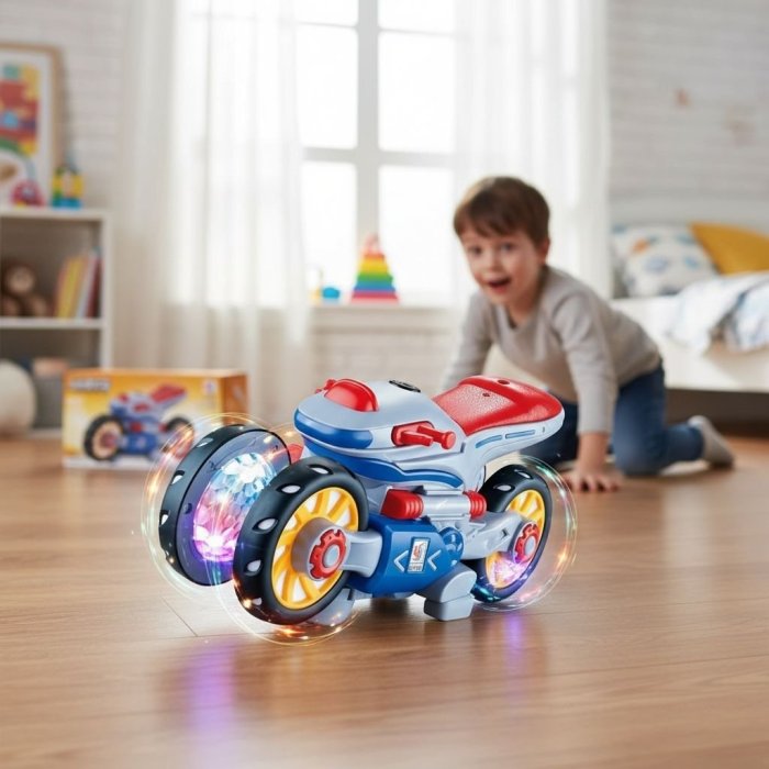 Moto Con Luz Y Música