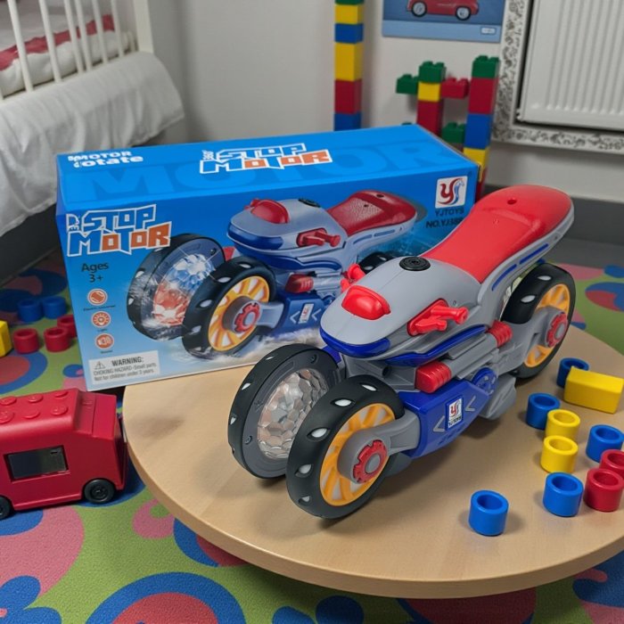 Moto Con Luz Y Música
