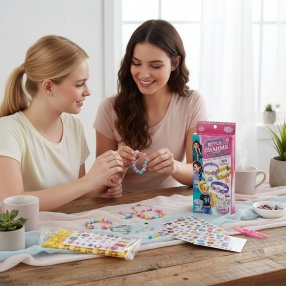 Set Style Charms Pulseras DIY | Kit Creativo para Niñas | Pulseras Per