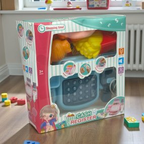 Caja Registradora de Juguete Infantil con Carrito y Accesorios | Supe
