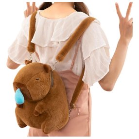 Mochila Capibara Moco Peluche 35  CM.