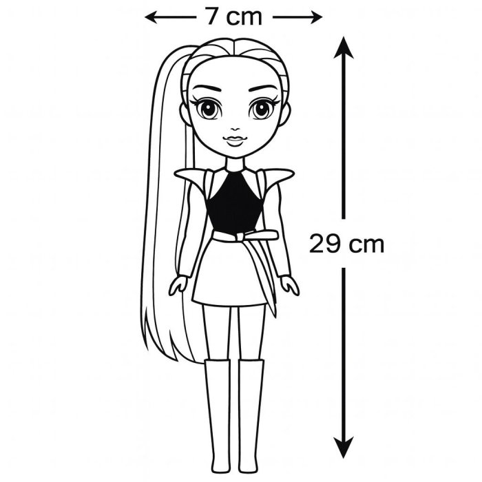 Trío De Muñeca Demon Guerreras Kpop Negro