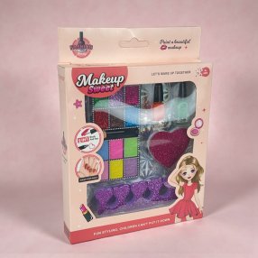 Set de Maquillaje Infantil Makeup Sweet para Niñas con Sombras y Esmal