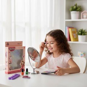 Set de Maquillaje Infantil Makeup Sweet para Niñas con Sombras y Esmal