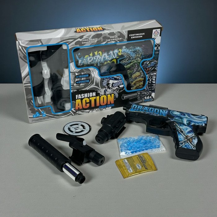 Pistola Dinosaurios De Hidrogel ( Varia tono).