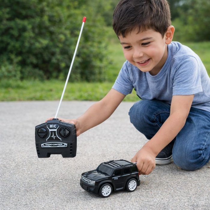 Camioneta RC a Control Remoto Infantil Tipo SUV para Niños 3+