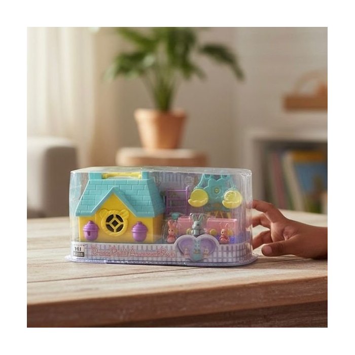 Set Dream Pocket Amusement Park con Casita y Figuras | Juguete Infanti