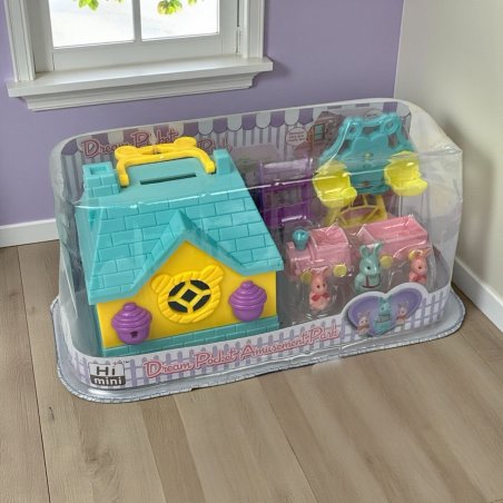 Set Dream Pocket Amusement Park con Casita y Figuras | Juguete Infanti