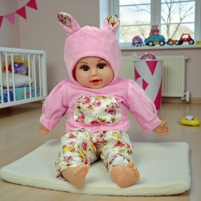 Muñeca Bebé con Mameluco Tipo Romper 51 cm | Muñeca Grande para Niña