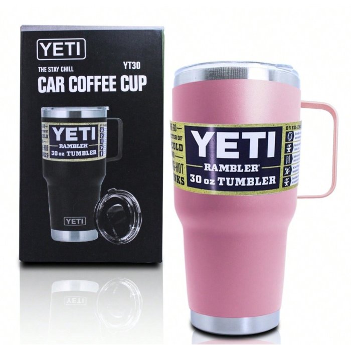 TERMO ICE 30 OZ. CON AGARRADERA ROSA PASTEL