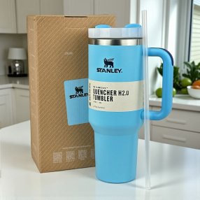 Vaso térmico pro Quencher H2.0 con popote y asa 💧. Acero inoxidab