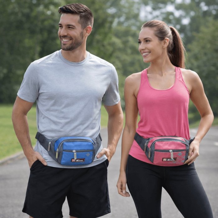 Canguro Sport Unisex con 4 Cierres (Se Envía Color Variado)