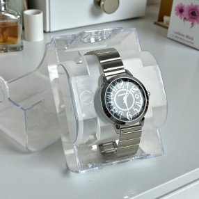 Reloj Dama Plateado Clásico (puede variar color de caratula)