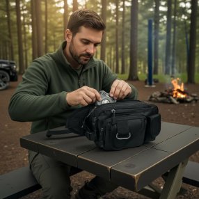 Cangurera Terreneitor Negro