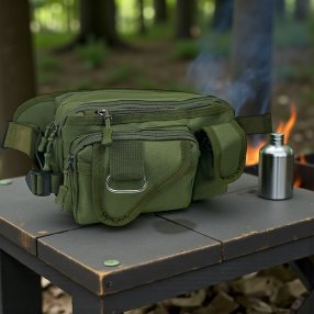 Cangurera Terreneitor Verde Olivo